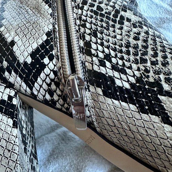 Marc Fisher Python Jelly Block Heel Booties, Size 8.5 - Picture 10 of 10